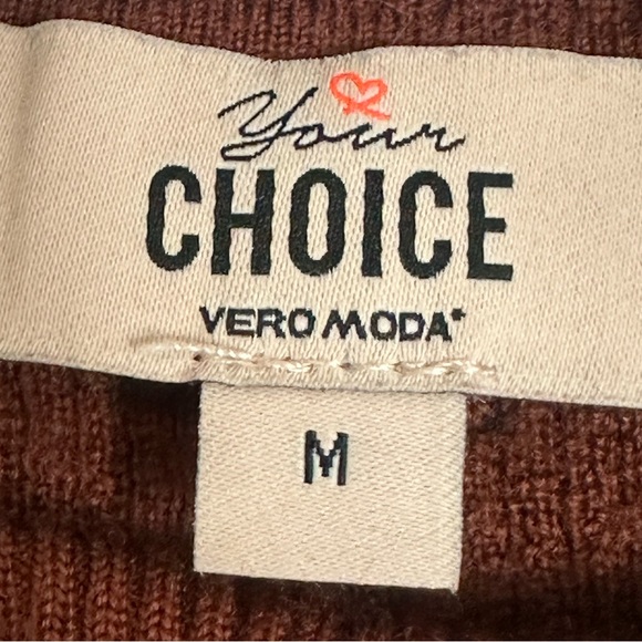 Vero Moda Size M Burnt Orange Turtleneck Sweater - Picture 4 of 6